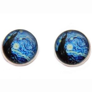 Van Gogh Starry Night Earrings Women's